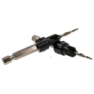 Juego de Brocas Avellanadoras 2026 para Madera, Tornillos Cónicos, Vástago Hexagonal, Profundidad Ajustable, Acero de Alta Velocidad, Óxido Negro, Orificio Piloto - Product Image 6