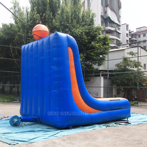 Panier de basket gonflable pour enfants et adultes avec <span class=keywords><strong>jeu</strong></span> de lancer interactif pour <span class=keywords><strong>2</strong></span> personnes, idéal pour l'exercice et les divertissements en plein air - Product Image 4