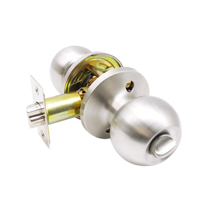 Keyed Entry <strong>Door</strong> Knob Interior Standard Ball Stainless Steel Tubular Round <strong>Door</strong> <strong>Lock</strong> <strong>for</strong> <strong>Bedroom</strong> Bathroom Passage - Product Image 4