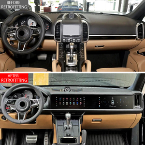 Kit Carrozzeria 2011-2017 Aggiornamento 2024 Schermo Strumentazione Console Centrale Pannello Pulsanti Sella Intrattenimento Multimediale per Cayenne - Product Image 3