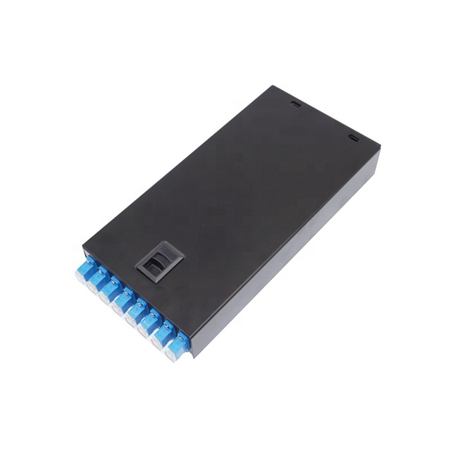 Mini Wall Mount Fiber Optic ODF 8 SC Port 19 Inch Sliding Rack Mounted Drawer 144 Port Optical Distribution Frame