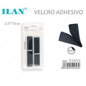 Nastro Adesivo in Velcro Ilan 2.5x70 Cm Strisce con Gancio e Anello per Riparazioni Fai-da-Te - Product Image 3