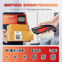 Lecteur de codes-barres sans fil 2D portable NETUM CS9000 avec visée laser, anti-chute, anti-poussière, avec moteur de lecture Honeywell