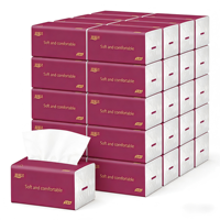 Papier essuie-tout chinois en gros et sur mesure, papier toilette doux en paquet pour salle de bain, toilettes et bureau, mouchoirs en papier 5 plis