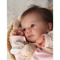 Poupée Reborn réaliste de 19 pouces, haute fidélité, jouet pour enfants, cadeau d'anniversaire ou de Noël