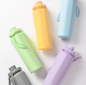 Vaso de Silicona de Grado Alimenticio de 600 ml, Resistente a Altas Temperaturas, Plegable - Product Image 2