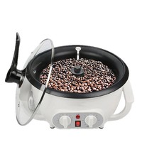 Machine à popcorn multifonctionnelle antiadhésive 220V pour usage domestique, contrôle de la température, torréfacteur électrique de grains de café