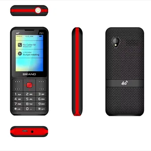 4G ASR מכירה ישירה טלפון סלולרי 2.4 אינץ' 2G בר כרטיס סים כפול טלפון תכונה צבעוני עם רב שפות