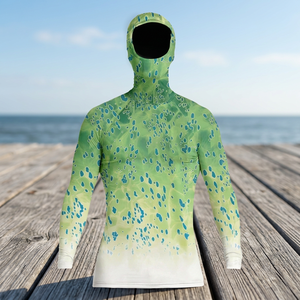 Maillot de bain unisexe anti-bactérien UPF50+ 100% polyester à capuche, pour la plongée et le surf, séchage rapide - Product Image 3