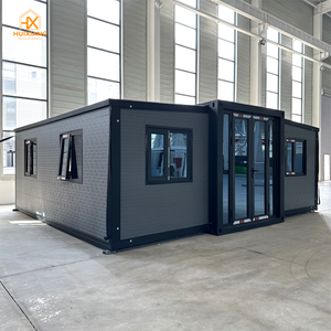 Rumah prefabrikasi kontainer dapat diperluas Tiongkok grosir 40 kaki lipat rumah kontainer kecil rumah Modular rumah - Product Image 1