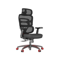 Chaise de bureau ergonomique de luxe, pivotante, convertible, avec dossier en maille intégrale, siège en tissu, pour le gaming, avec repose-pieds