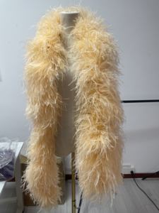 Boas en plumes d'autruche douces et moelleuses, 10-15cm, 15-18cm, 10 plis, 20 plis, en promotion, pour artisanat et décoration de mariage - Product Image 2