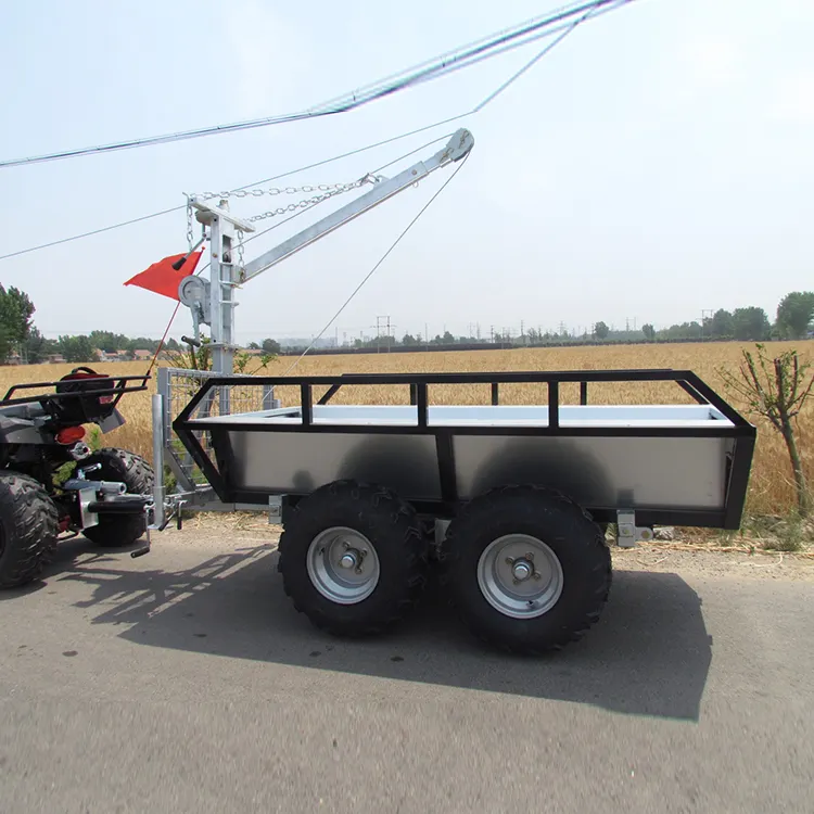 australian excavator trailer mesh trailer quad bike with trailer