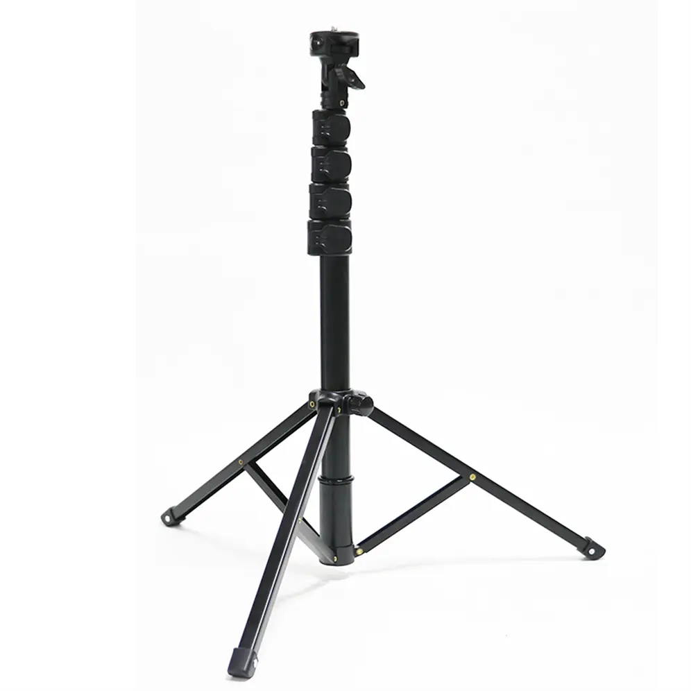 Fotopro 5 bölüm yüksekliği ayarlanabilir alüminyum kamera standı canlı akışı cep telefonu Tripod