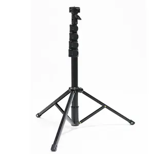 Fotopro 5 Section Hight Adjustable Aluminum Camera Stand Live Streaming Cell Phone Tripod