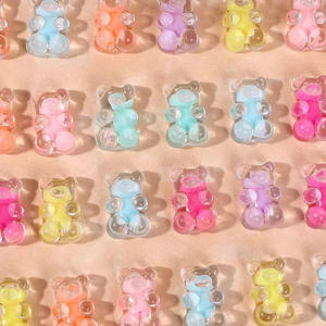 Acrílico transparente núcleo interior fondo plano Animal DIY cuentas sueltas accesorios de ropa pulsera collar accesorios de joyería - Product Image 4