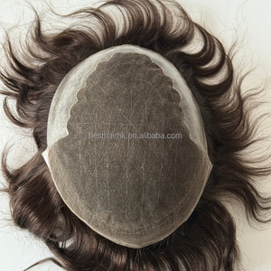 Système capillaire de remplacement pour hommes Q6 en cheveux humains naturels, confortable, fabriqué sur mesure par une usine chinoise en gros - Product Image 5