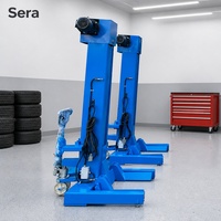 Sera Australia Quatre montants Quatre cylindres Pont élévateur robuste pour camions et bus, entraînement électrique hydraulique, modèle OBC, capacité 6 tonnes
