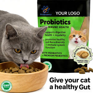OEM/ODM Kattenprobiotica Kauwtabletten met visolie Omega-3 & Probiotica ter ondersteuning van de immuniteit, reguliere ontlasting en een gezonde spijsvertering - Product Image 4