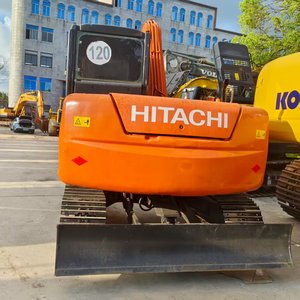 Equipo de construcción multifuncional usado Hitachi ZX60 ZX70, excavadora usada de 7 toneladas con cuchilla dozer para invernadero en venta. - Product Image 3