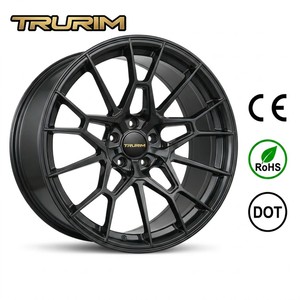 Jantes forgées haute performance, design sportif élégant, alliage d'aluminium forgé noir brillant personnalisé pour Audi VW Volkswagen Golf <span class=keywords><strong>R</strong></span> GTI RS3 - Product Image 1