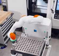 KUKA LBR Iisy Series Charge Utile 15kg Bras Robotique Automatisé Machine Chargement Déchargement Robots Collaboratifs avec Pince Doigt
