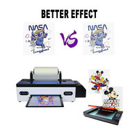 Impresoras de inyección de tinta multifuncionales de escritorio mejor pequeño 30Cm cabeza L1800 Mini Epson A4 A3 Dtf impresora y horno secador