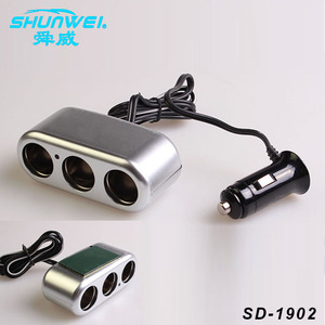 12V-24V <span class=keywords><strong>3</strong></span> cách Thuốc lá nhẹ hơn điện mở rộng Sạc xe hơi nữ ổ cắm xe Thuốc lá nhẹ hơn ổ cắm mở rộng - Product Image 4