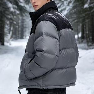 Chaqueta ligera acolchada de invierno con capucha, resistente al viento, para hombre, ideal para alta altitud. - Product Image 6
