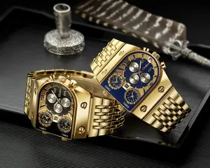 Personnalisé Votre Propre Logo <span class=keywords><strong>Oulm</strong></span> 9315 Fantaisie Hommes Quartz De Luxe Bracelet En Or 3 Horloge <span class=keywords><strong>Montre</strong></span>-Bracelet Relojes <span class=keywords><strong>Montre</strong></span> Étanche Montres Pour Hommes - Product Image 5