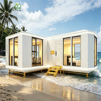 Maison Modulaire de Luxe pour Fabricants, Maison Conteneur Portable, Capsule d'Habitation Modulaire avec Toilettes et Douche