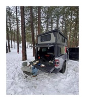 Tente de toit pour pick-up, imperméable et coupe-vent, auvent de benne de camion léger et pliable, une chambre, camping toutes saisons