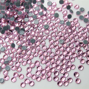 Pierre à paillettes de qualité supérieure, couleur AB, forte, à dos plat, forme diamant, <span class=keywords><strong>strass</strong></span> thermocollant <span class=keywords><strong>pour</strong></span> la décoration des vêtements - Product Image 4