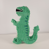 Piñata dinosaure personnalisée pour fête d'anniversaire ou de remise de diplôme, décoration intérieure pour fête d'enfants, fournisseur de jouets piñata sur mesure