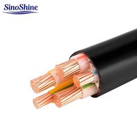 Câble d'alimentation blindé haute tension Sinoshine YJV32, conducteur en cuivre XLPE 26/35 kV, pour la construction, l'informatique, l'énergie urbaine et industrielle