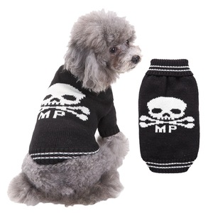 Maglione per Cani con Motivo Teschio, Basso MOQ, per Halloween e Natale, Abbigliamento Morbido in Maglia per Cani di Piccola, Media e Grande Taglia - Product Image 2
