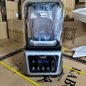 Licuadora Comercial KABOR de 2L, 3000-5000W, Plateada, para Jugos y Hielo - Product Image 1