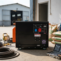 Starter Elektrik 5kw 6kw 7kw 8kw 9kw 11kw Rendah Kebisingan dengan ATS Super Senyap Generator Diesel 4Kw untuk Penggunaan Luar Ruangan