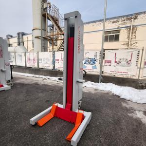 Pont élévateur mobile sans fil CHINSONG à quatre colonnes pour poids lourds, capacité 8500 kg par colonne, pour atelier et <span class=keywords><strong>garage</strong></span> de maintenance de véhicules commerciaux - Product Image 4