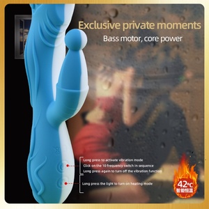 Vibrador Eléctrico de Silicona Líquida de Doble Cabeza con 10 Frecuencias para Masturbación Femenina - Product Image 5