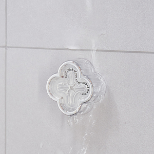 Jaya <span class=keywords><strong>2025</strong></span> Thiết Kế Mới Nhà Bếp Phòng Tắm Khăn Móc Không Khoan Abs Treo Tường Giá Sáng Tạo Hoa Hình Dạng Nhựa Tường Khăn Móc - Product Image 5