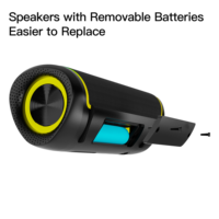 Vente en gros directe : Mini Boombox sans fil de qualité supérieure avec son puissant, haut-parleur portable à basses profondes et batterie amovible