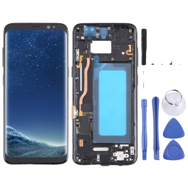 Wholesale Lcd Screen for Samsung Galaxy S8 Lcd Screen for samsung S8 Display  TFT LCD Screen Digitizer Full Assembly with Frame