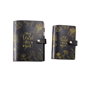 LABON 6 raccoglitore ad anelli Notebook Organizer Filofax calendario personalizzato Layout Wedding Leather Cover Planner - Product Image 4
