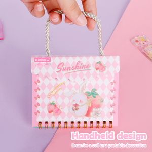 Bán Buôn A7 Máy Tính Xách Tay Của Weibo Thương Hiệu Dễ Thương Mini Cuộn Dây Thiết Kế Cho Trẻ Em Và Học Sinh Học Tập Văn Phòng Phẩm - Product Image 3