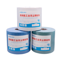Rouleau de nettoyage pour pochoirs SMT bleu, 55% pâte de bois, 45% polyester, non-tissé, 60 g/m²