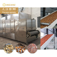 Séchoir à bande transporteuse continue pour aliments pour animaux de compagnie, raisins, myrtilles, algues, piments, herbes, noix de coco