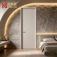 Portes intérieures modernes en bois composite sur mesure, isolation acoustique, construction durable, chambre, salle de bain, salle à manger, appartement