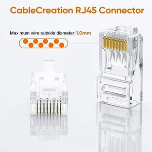 RJ45 8P8C, RJ12 6P6C, RJ11 6p2c 4p4c nam hoặc nữ kết nối <span class=keywords><strong>adapter</strong></span> UTP CAT5e CAT6 cáp cho <span class=keywords><strong>Ethernet</strong></span> chuyển đổi Router Gateway - Product Image 6
