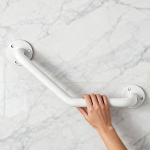 <span class=keywords><strong>Barre</strong></span> d'appui à angle blanc Poignée <span class=keywords><strong>de</strong></span> sécurité <span class=keywords><strong>de</strong></span> salle <span class=keywords><strong>de</strong></span> bain <span class=keywords><strong>de</strong></span> 18 pouces Bras <span class=keywords><strong>de</strong></span> <span class=keywords><strong>baignoire</strong></span> <span class=keywords><strong>Barre</strong></span> <span class=keywords><strong>de</strong></span> préhension sûre <span class=keywords><strong>Barre</strong></span> antidérapante murale en acier inoxydable 304 - Product Image 3